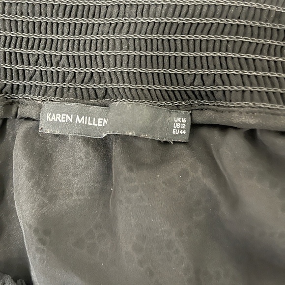 Karen Millen black off the shoulder top - Picture 8 of 8